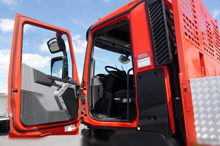 Renault C 430 / 8x4 / SKRZYNIOWY 7 M + HDS PALFINGER PK 24001-K C / WYSÓW 12, 5M / STEROWANIE RADIOWE / WIDŁY / ROTATOR / SPROWADZONY  zdjęcie 34