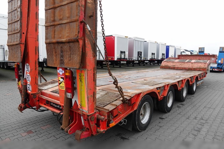 Kaiser LAWETA NISKOPODWOZIOWA / DMC :  72 000 KG / 4 OSIE / OŚ SKRETNA / SPROWADZONA zdjęcie 15