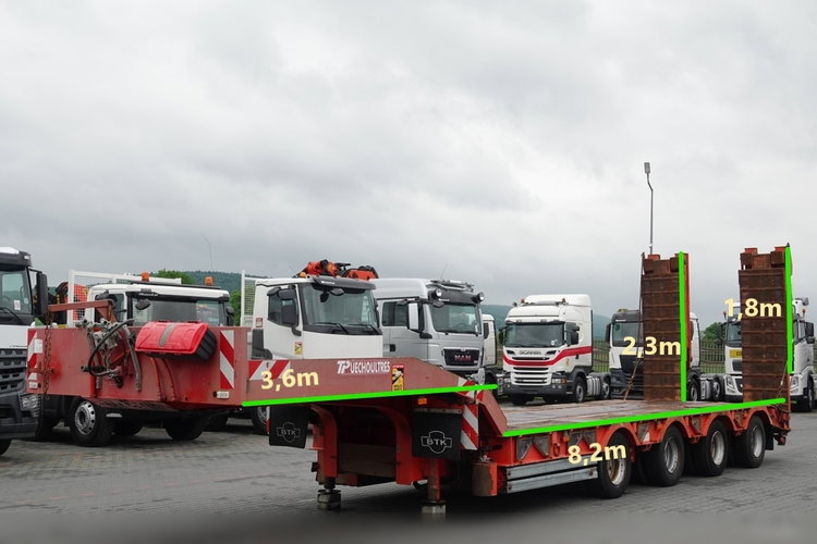 Kaiser LAWETA NISKOPODWOZIOWA / DMC :  72 000 KG / 4 OSIE / OŚ SKRETNA / SPROWADZONA zdjęcie 2