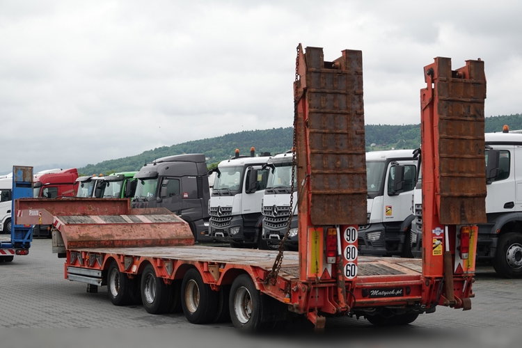 Kaiser LAWETA NISKOPODWOZIOWA / DMC :  72 000 KG / 4 OSIE / OŚ SKRETNA / SPROWADZONA zdjęcie 6