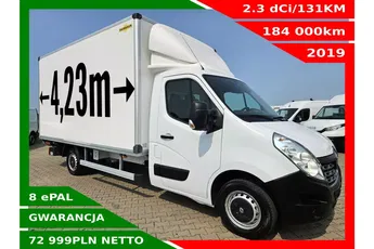 Renault Master Kontener 8 ePAL 72999zł NETTO 2.3dCi/131KM
