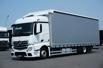 Mercedes ACTROS / 1830 / ACC / EURO 6 / FIRANKA / DŁ. 9.3 M / 23 PALETY