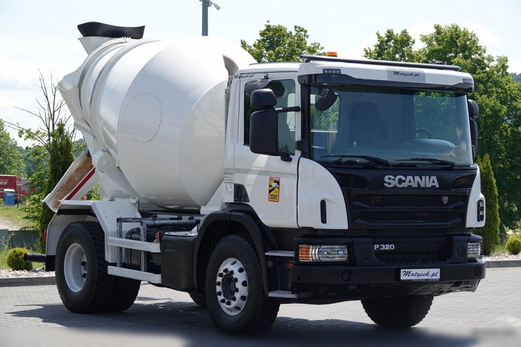 Scania / P 320 / BETONOMIESZARKA / GRUSZKA /5 m3 / ALUFELGI / EURO 6 zdjęcie 11