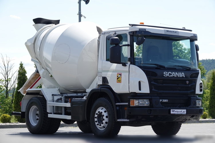 Scania / P 320 / BETONOMIESZARKA / GRUSZKA /5 m3 / ALUFELGI / EURO 6 zdjęcie 1