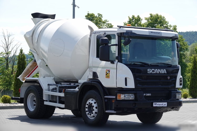 Scania / P 320 / BETONOMIESZARKA / GRUSZKA /5 m3 / ALUFELGI / EURO 6 zdjęcie 2