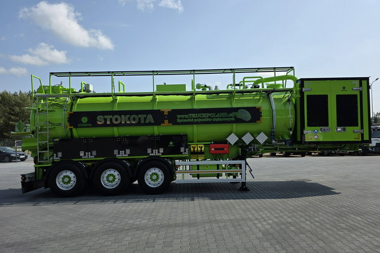 STOKOTA ECOVAC ADR Specjalistyczna cysterna + VOLVO SILNIK 25000 L WUKO WUKO asenizacyjny separator beczka odpady czyszczenie kanalizacja zdjęcie 3