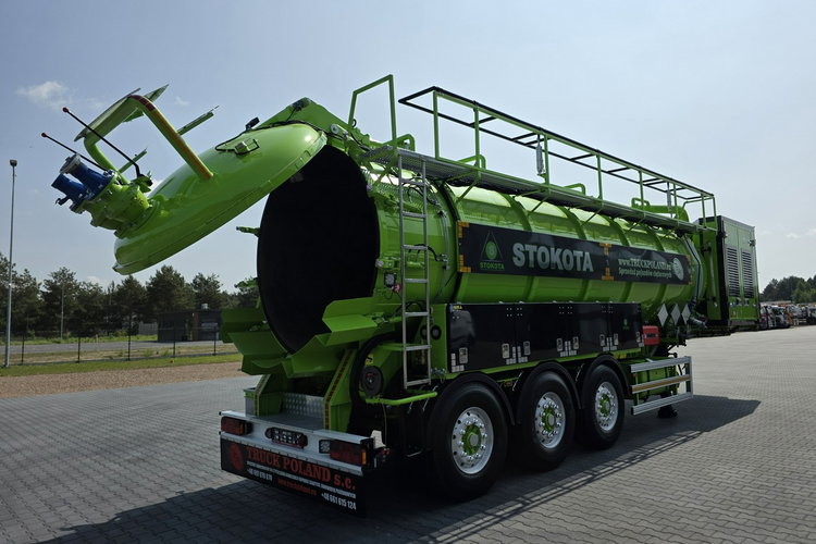 STOKOTA ECOVAC ADR Specjalistyczna cysterna + VOLVO SILNIK 25000 L WUKO WUKO asenizacyjny separator beczka odpady czyszczenie kanalizacja zdjęcie 32
