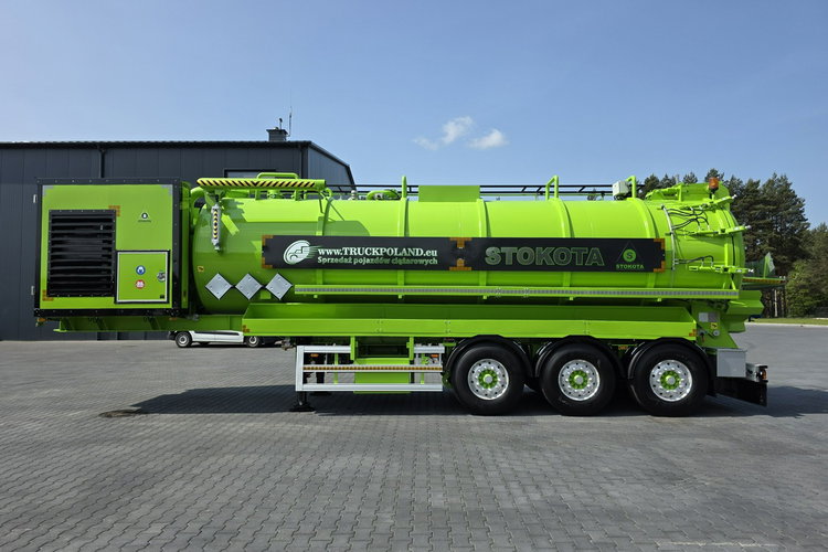 STOKOTA ECOVAC ADR Specjalistyczna cysterna + VOLVO SILNIK 25000 L WUKO WUKO asenizacyjny separator beczka odpady czyszczenie kanalizacja zdjęcie 6
