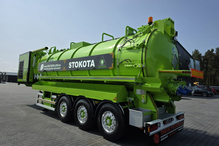 STOKOTA ECOVAC ADR Specjalistyczna cysterna + VOLVO SILNIK 25000 L WUKO WUKO asenizacyjny separator beczka odpady czyszczenie kanalizacja zdjęcie 7
