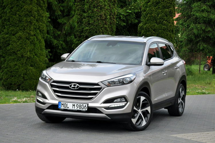 Hyundai Tucson 1.7CRDi(141KM) Led Navi Kamera BLS Grzana Kierowni Asys.Pasa Alu19"ASO zdjęcie 9