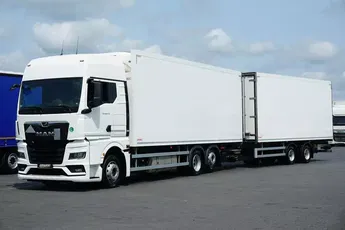 MAN TGX / 24.470 / ACC / E 6 / CHŁODNIA + WINDA / ZESTAW PRZEJAZDOWY