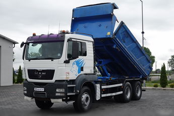 MAN TGS 26.360 / 6x4 / WYWROTKA 2- STRONNA / HYDROBURTA / BORDMATIC / SPROWADZONY