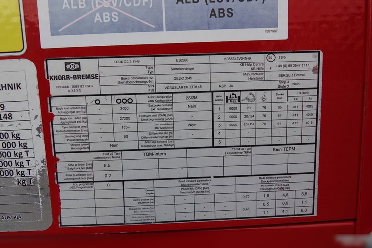 BERGER ECOTRAIL / FIRANKA / STANDARD / SUPER LEKKA 5 100 KG !!! / SAF / 2019 ROK / zdjęcie 27