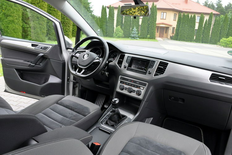 Volkswagen Golf Sportsvan 1.6TDI(110KM) Masaże Klimatronik Duże Radio Alcantara 2xParktr.Alu15" zdjęcie 25