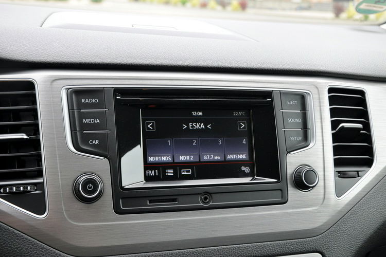 Volkswagen Golf Sportsvan 1.6TDI(110KM) Masaże Klimatronik Duże Radio Alcantara 2xParktr.Alu15" zdjęcie 31