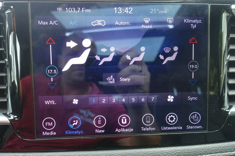 Chrysler Pacifica Oferta prywatna Pełna Opcja Limited S Szklany Dach Nowe LPG zdjęcie 41