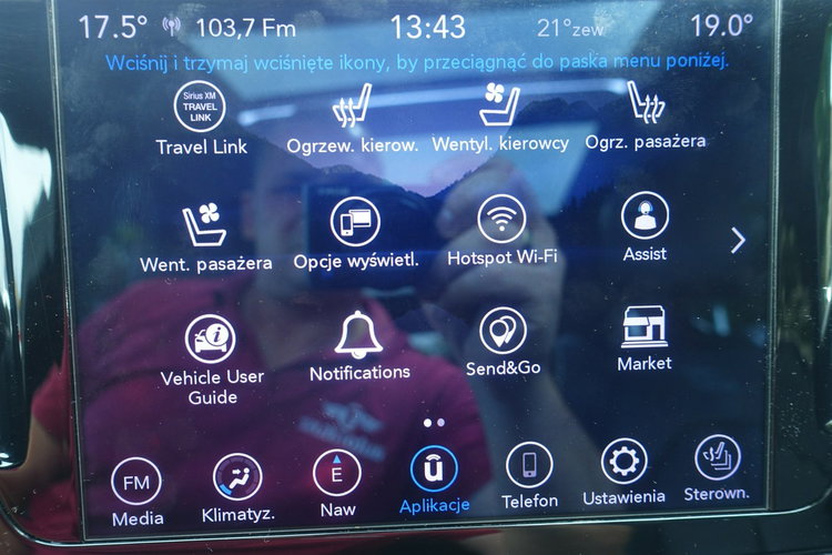 Chrysler Pacifica Oferta prywatna Pełna Opcja Limited S Szklany Dach Nowe LPG zdjęcie 44