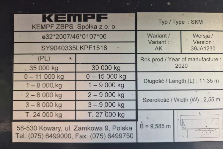 KEMPF Wywrotka zdjęcie 21