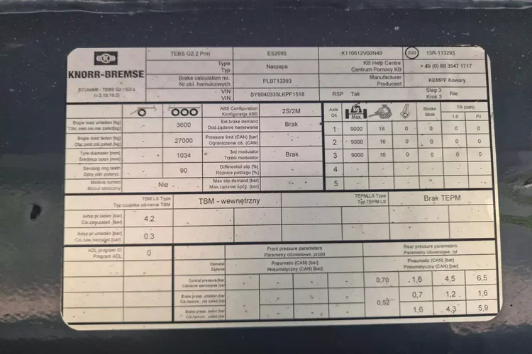 KEMPF Wywrotka zdjęcie 22