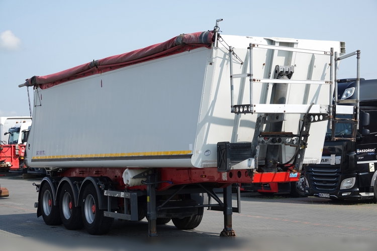 Schmitz -CARGOBULL / WYWROTKA 40 M3 / MULDA ALUMINIOWA / OŚ PODNOSZONA / SAF /SPROWADZONA zdjęcie 1