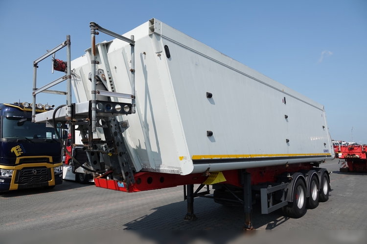 Schmitz -CARGOBULL / WYWROTKA 40 M3 / MULDA ALUMINIOWA / OŚ PODNOSZONA / SAF /SPROWADZONA zdjęcie 4