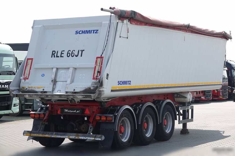 Schmitz -CARGOBULL / WYWROTKA 40 M3 / MULDA ALUMINIOWA / OŚ PODNOSZONA / SAF /SPROWADZONA zdjęcie 8