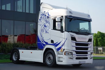 Scania R 450 / RETARDER / PRZÓD NA PODUSZKACH / HYDRAULIKA / SPROWADZONA / PO KONTRAKCIE SERWISOWYM