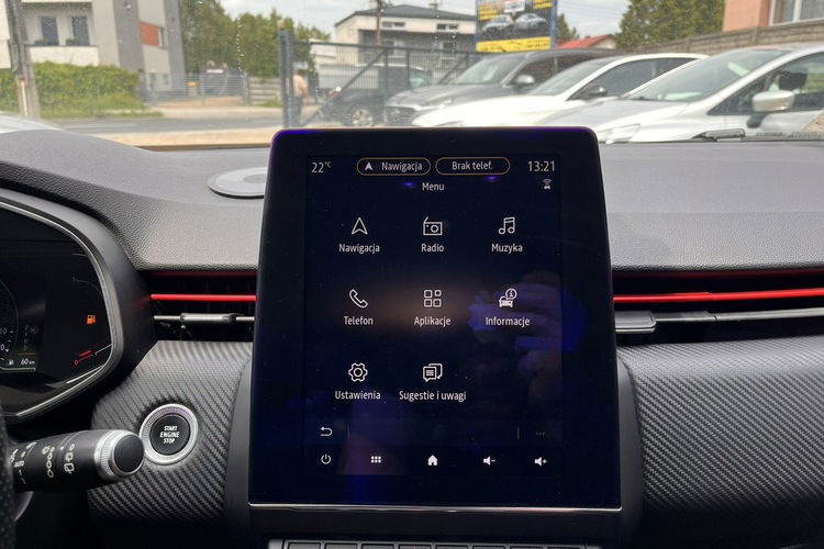 Renault Clio 1.3 131PS "RS LINE" Automat Skóry Navi Tablet ALu Stan BDB Zarejesrowa zdjęcie 15