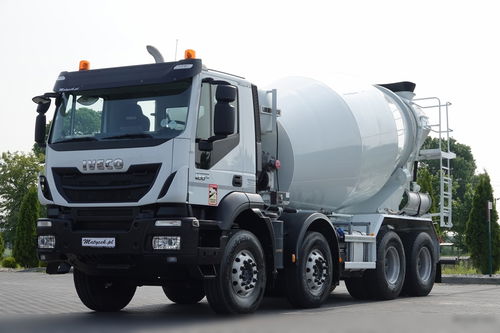 Iveco TRAKKER 400 / 8X4 / BETONOMIESZARKA 9 M3 / LIEBHERR / ALUFELGI / EURO 6