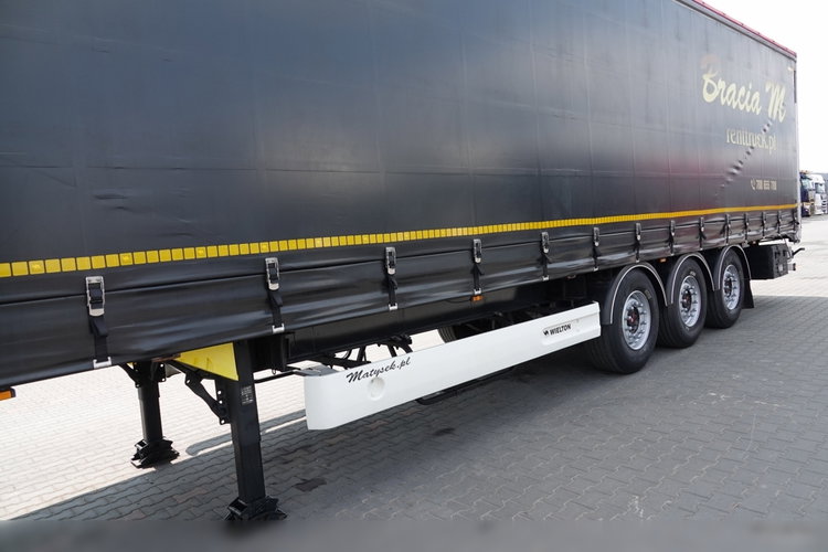 Wielton FIRANKA  /MULDA DO STALI - 9 M / COILMULDA / OŚ PODNOSZONA / SAF / MAŁO UŻYWANA zdjęcie 10