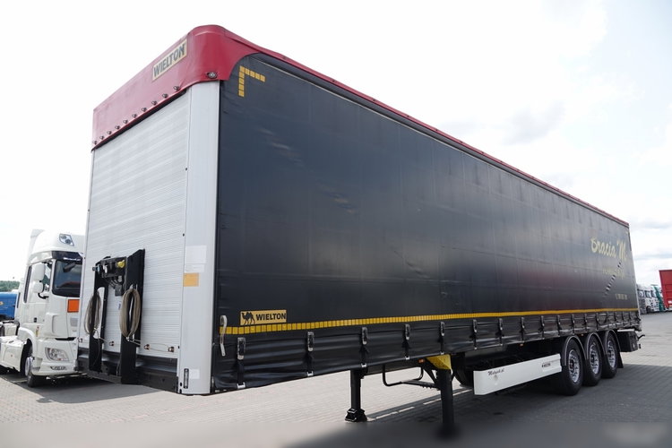 Wielton FIRANKA  /MULDA DO STALI - 9 M / COILMULDA / OŚ PODNOSZONA / SAF / MAŁO UŻYWANA zdjęcie 4