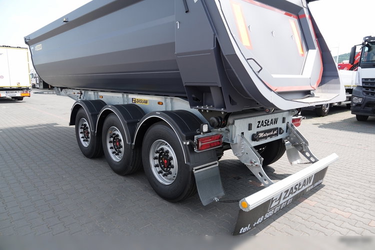 ZASŁAW WYWROTKA 25 m3 / FABRYCZNIE NOWA / OŚ PODNOSZONA /  STALOWA / RYNNA WANNA HP / DOSTĘPNA OD RĘKI zdjęcie 11