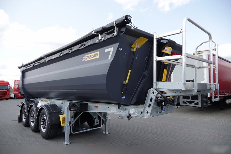 ZASŁAW WYWROTKA 25 m3 / FABRYCZNIE NOWA / OŚ PODNOSZONA /  STALOWA / RYNNA WANNA HP / DOSTĘPNA OD RĘKI zdjęcie 2