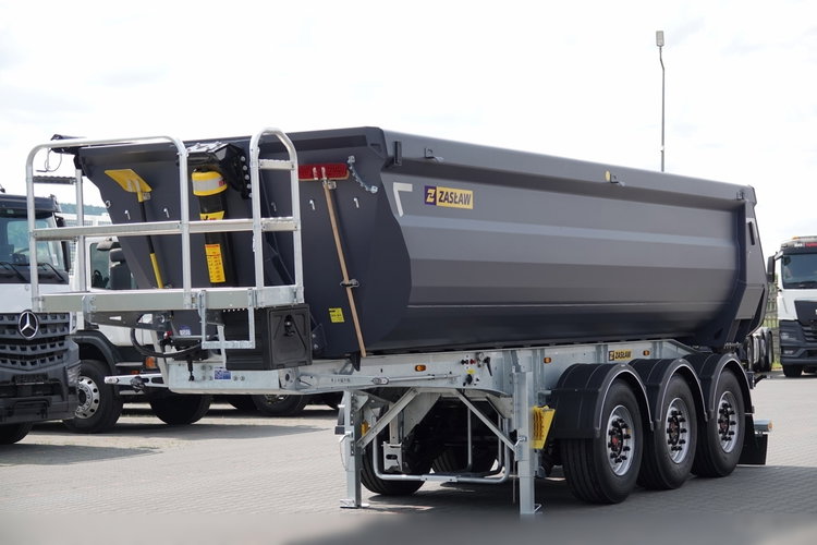 ZASŁAW WYWROTKA 25 m3 / FABRYCZNIE NOWA / OŚ PODNOSZONA /  STALOWA / RYNNA WANNA HP / DOSTĘPNA OD RĘKI zdjęcie 3