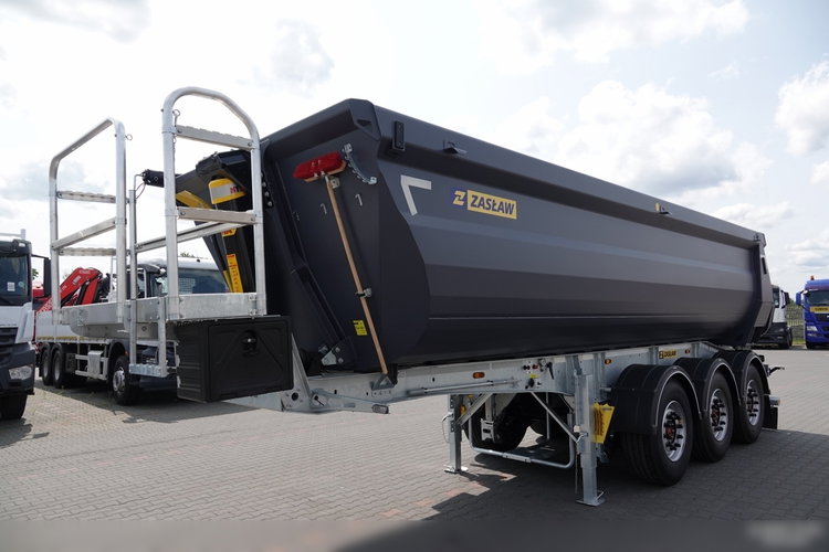 ZASŁAW WYWROTKA 25 m3 / FABRYCZNIE NOWA / OŚ PODNOSZONA /  STALOWA / RYNNA WANNA HP / DOSTĘPNA OD RĘKI zdjęcie 4
