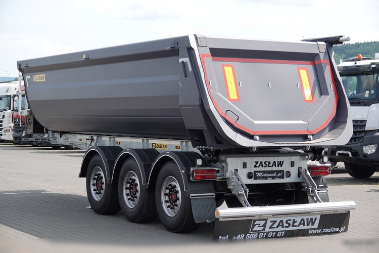 ZASŁAW WYWROTKA 25 m3 / FABRYCZNIE NOWA / OŚ PODNOSZONA /  STALOWA / RYNNA WANNA HP / DOSTĘPNA OD RĘKI zdjęcie 6