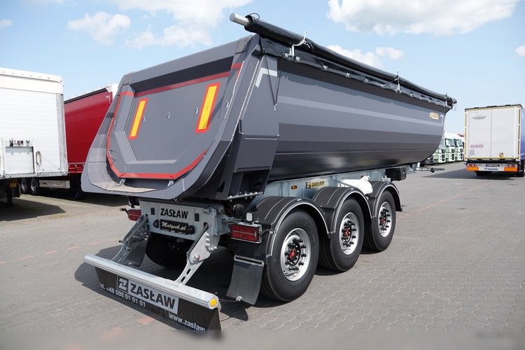 ZASŁAW WYWROTKA 25 m3 / FABRYCZNIE NOWA / OŚ PODNOSZONA /  STALOWA / RYNNA WANNA HP / DOSTĘPNA OD RĘKI zdjęcie 7