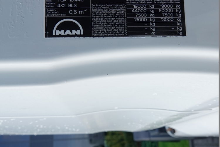MAN TGX 18.480 / HYDRAULIKA / RETARDER / UAL /  NISKA KABINA  zdjęcie 37