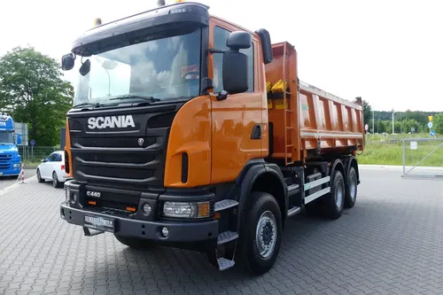 Scania G440 6x6 / WYWROTKA 3-STR / 2x HYDROBURTA / MANUAL /