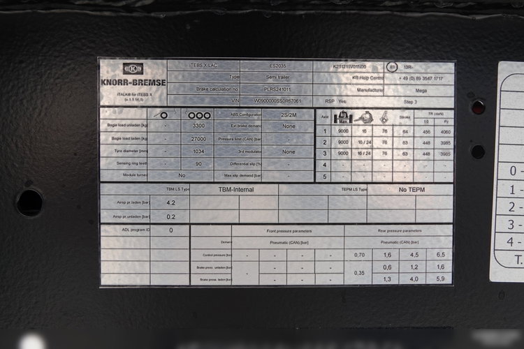 Reisch WYWROTKA 31 m3 / RHKS / PODŁOGA 8MM / FABRYCZNIE NOWA / OŚ PODNOSZONA  / osie SAF / NIEUŻYWANA zdjęcie 20