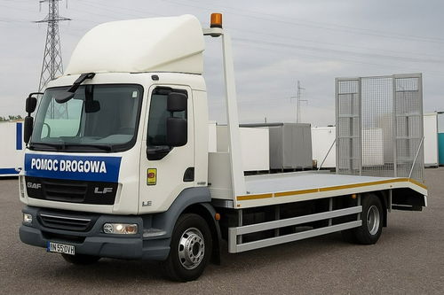 DAF LF 45.210 Laweta Pomoc Drogowa Specjalny Przebieg Udokumentowany, Hydrauliczna klapa najazdowa, , Poduszki