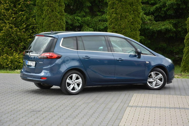Opel Zafira Cosmo 7-Foteli Navi Skóry Ledy Xenon Parktronik Bagażnik Rowerowy zdjęcie 13