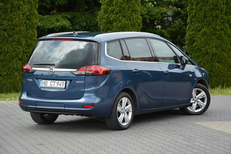 Opel Zafira Cosmo 7-Foteli Navi Skóry Ledy Xenon Parktronik Bagażnik Rowerowy zdjęcie 14