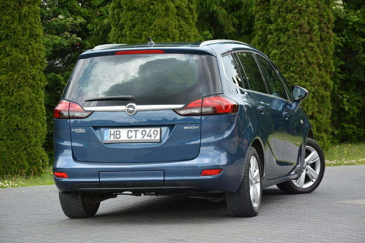 Opel Zafira Cosmo 7-Foteli Navi Skóry Ledy Xenon Parktronik Bagażnik Rowerowy zdjęcie 15