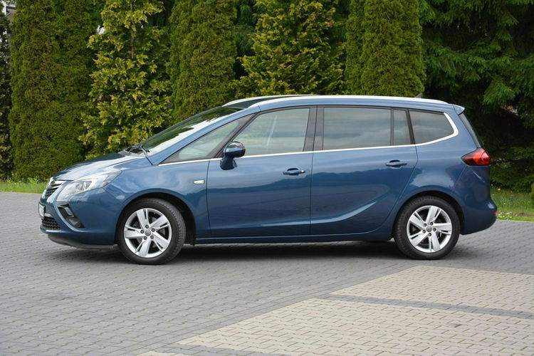Opel Zafira Cosmo 7-Foteli Navi Skóry Ledy Xenon Parktronik Bagażnik Rowerowy zdjęcie 4