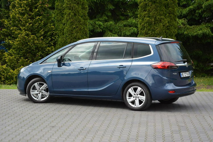 Opel Zafira Cosmo 7-Foteli Navi Skóry Ledy Xenon Parktronik Bagażnik Rowerowy zdjęcie 5