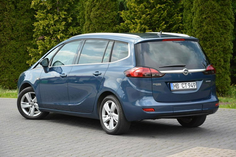 Opel Zafira Cosmo 7-Foteli Navi Skóry Ledy Xenon Parktronik Bagażnik Rowerowy zdjęcie 6