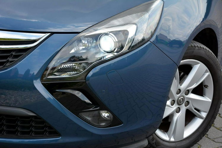 Opel Zafira Cosmo 7-Foteli Navi Skóry Ledy Xenon Parktronik Bagażnik Rowerowy zdjęcie 8