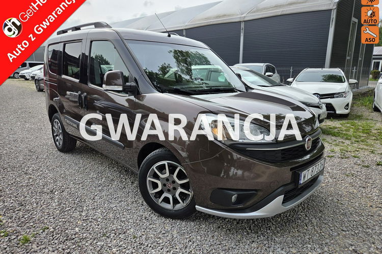 Fiat Doblo 1.6 Multijet Lift Full Opcja Skóra Klimatronik PDC Bardzo dobry stan zdjęcie 1
