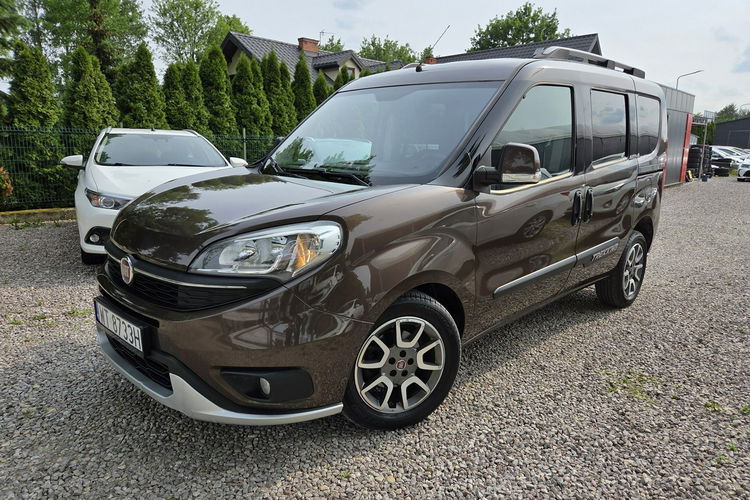 Fiat Doblo 1.6 Multijet Lift Full Opcja Skóra Klimatronik PDC Bardzo dobry stan zdjęcie 3